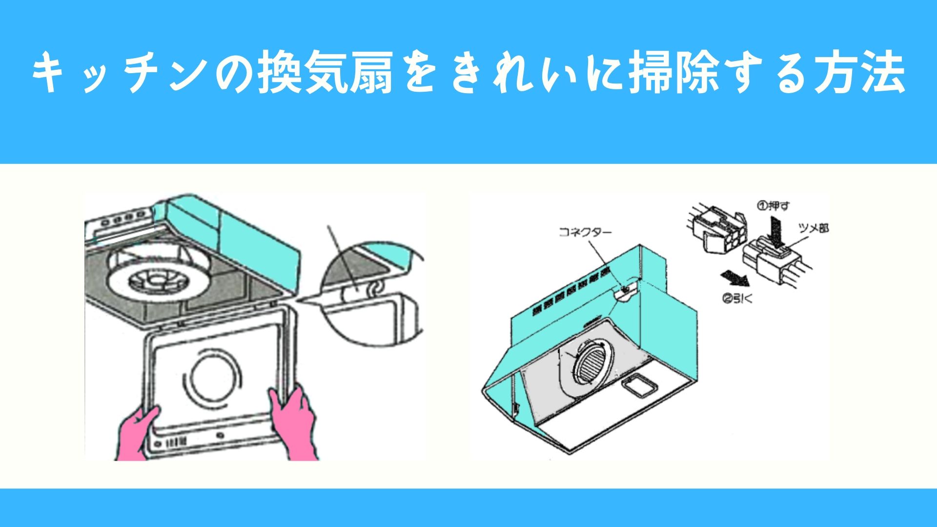 キッチンの換気扇をきれいに掃除する方法 Diy住まいの修理 リフォーム